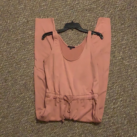Ambiance Pants - Mauve sleeveless jumpsuit
